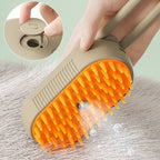 3-in-1 Steam Brush for Cats & Dogs